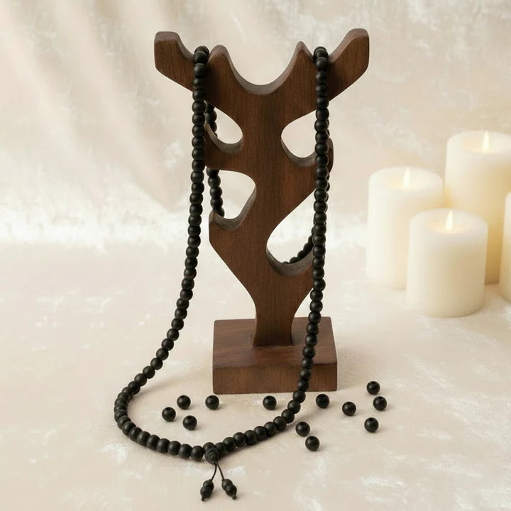 Original Karungali Malai 108-Beads Ebony Wood