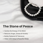 Howlite Bracelet For Calm Mind And Stress Relief