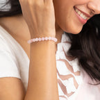 Rose Quartz Love Harmony Bracelet (Lab Certified)