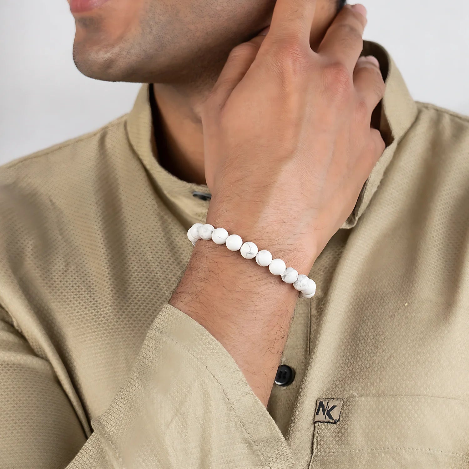 Howlite Bracelet For Calm Mind And Stress Relief