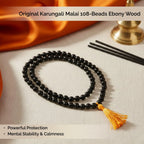 Original Karungali Malai 108-Beads Ebony Wood