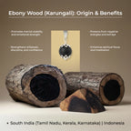 Karungali Malai Silver Cap Plated Necklace with Certification