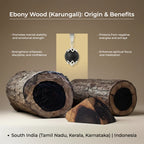 Original Karungali Malai 108-Beads Ebony Wood