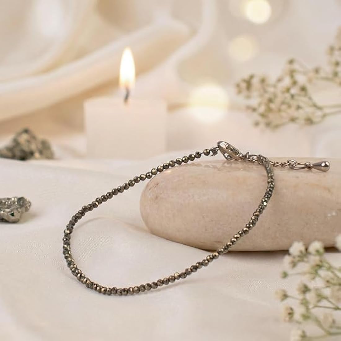 Natural Pyrite (Anklet)